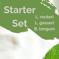 L. reuteri + L. gasseri + B. longum | Joghurt Starter Set | Leichter Darm | Starterkulturen | Packung mit 3
